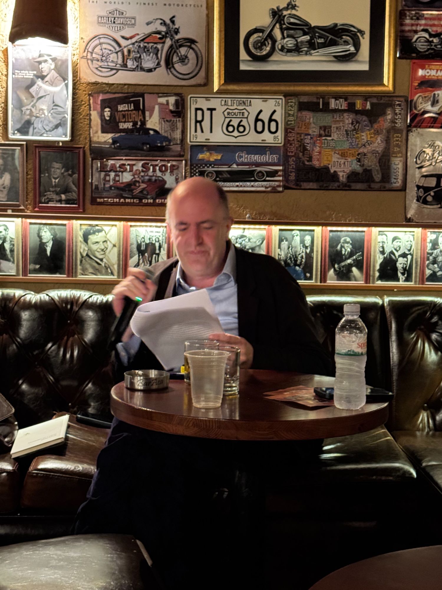 Reading at the salon